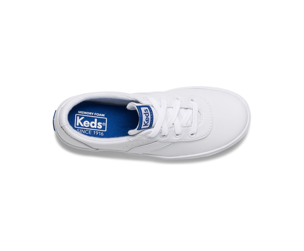 Basket Keds Enfant Blanche - Riley - 134-CVTBOK